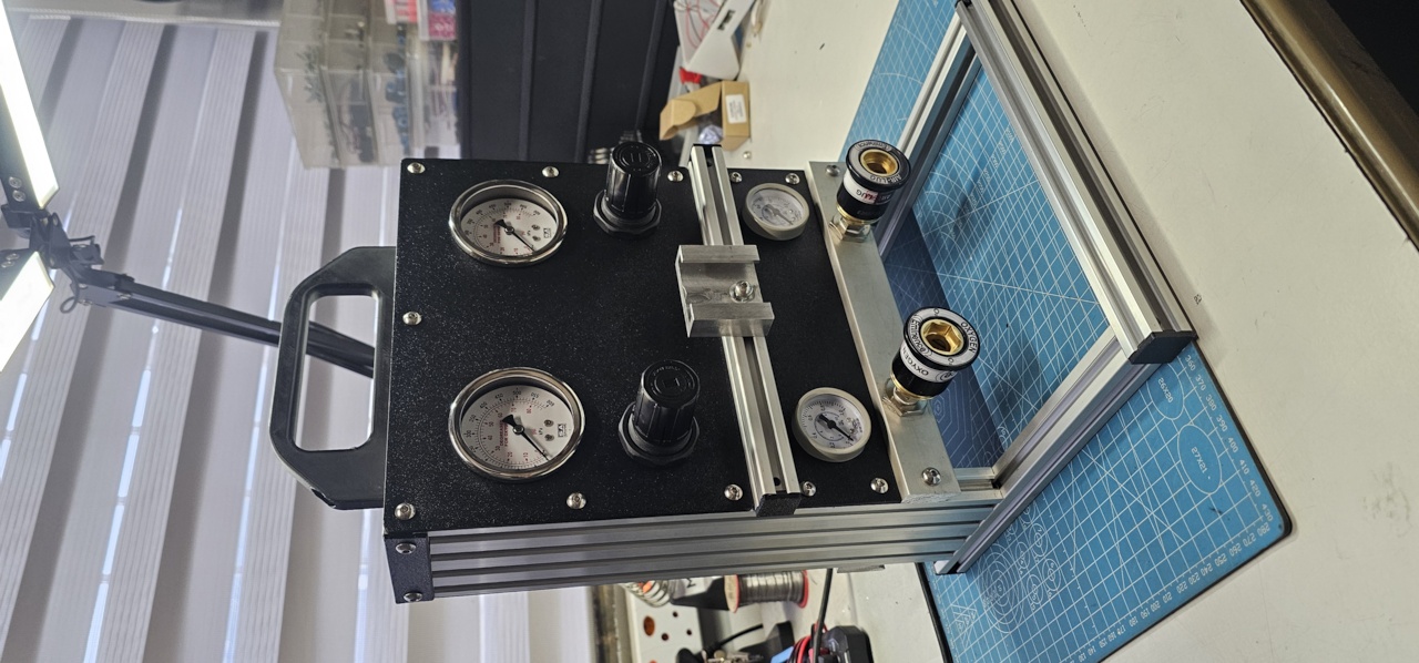 Air/O₂ blender test bench 1